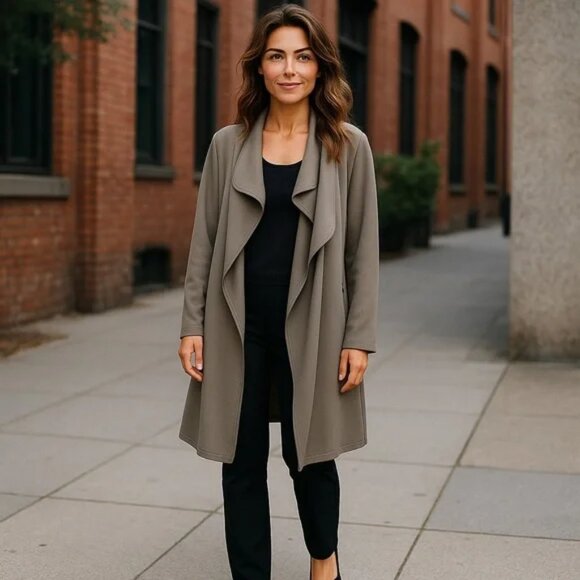 Aritzia Babaton Cormac Lightweight Trench Coat Taupe Size XS - Picture 1 of 8